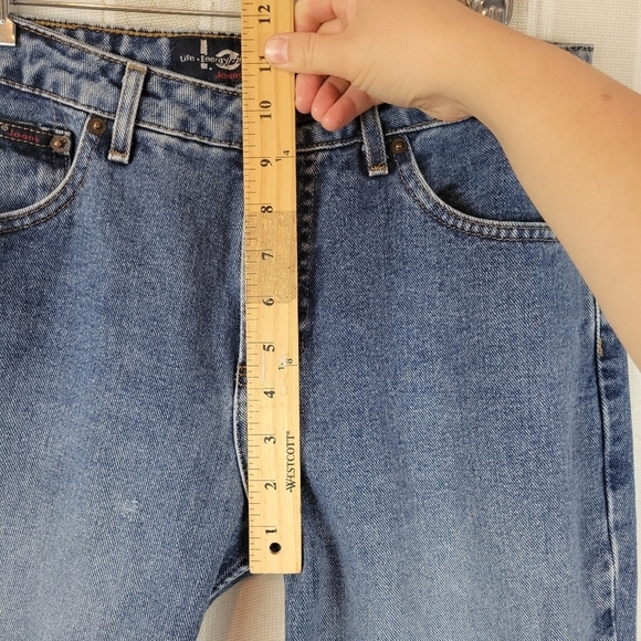 Vintage LEI Mid Rise Bootcut‎ Flare Jeans Size 9 Modern 4 Blue - Picture 6 of 13